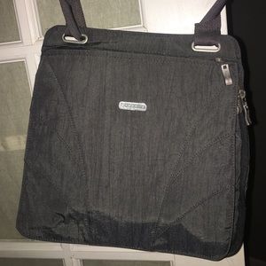 Gray crossbody baggalini.